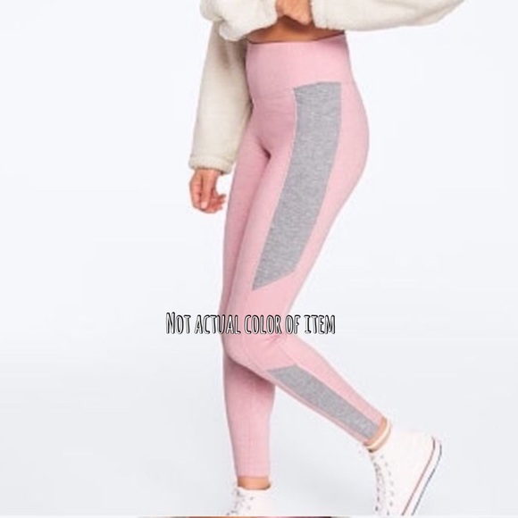 💗VS PINK GRAY EXTREME COZY FULL length Leggings - Picture 3 of 5